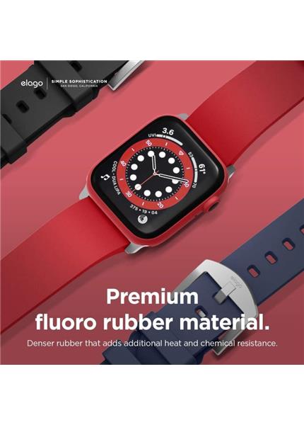 ELAGO Premium Rubber 38/40/41mm, Remienok, red ELAGO Premium Rubber 38/40/41mm, Remienok, red
