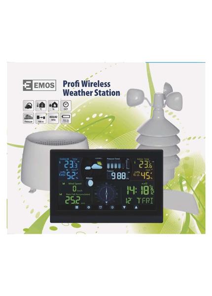 EMOS E6016, LCD domáca bezdrôtová meteostanica EMOS E6016, LCD domáca bezdrôtová meteostanica
