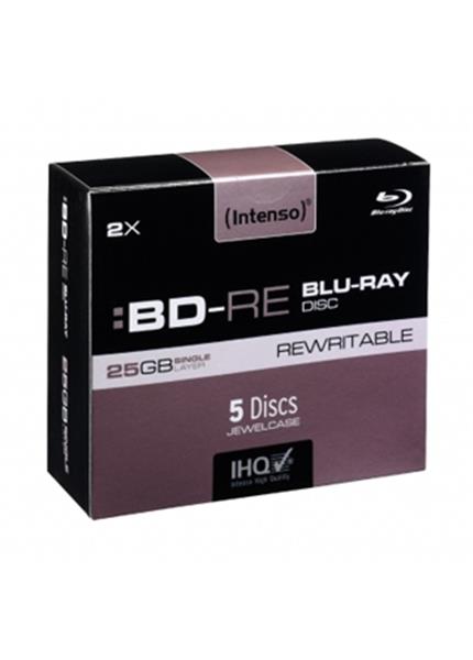 INTENSO Blu-Ray BD-RE Slim Case 25GB 5ks INTENSO Blu-Ray BD-RE Slim Case 25GB 5ks