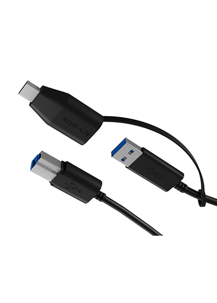 RAIDSONIC Prepojovací kábel z USB 3.2 Type-C + A RAIDSONIC Prepojovací kábel z USB 3.2 Type-C + A