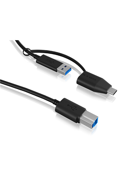 RAIDSONIC Prepojovací kábel z USB 3.2 Type-C + A RAIDSONIC Prepojovací kábel z USB 3.2 Type-C + A