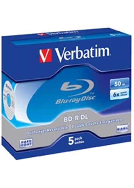 Verbatim BD-R DL 50GB 6x 5 Pack JC 43748 Verbatim BD-R DL 50GB 6x 5 Pack JC 43748